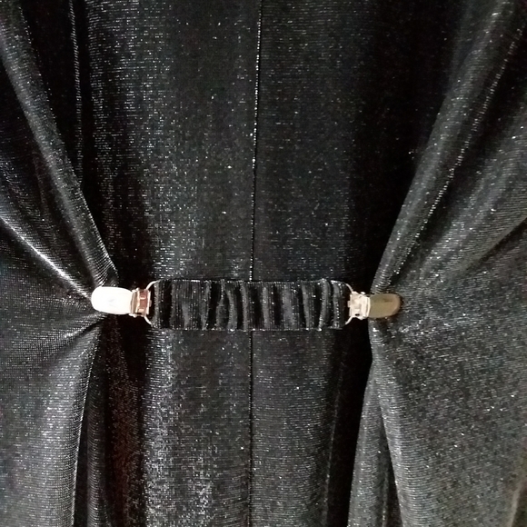 Maternity dress shimmery black size M - Picture 5 of 5